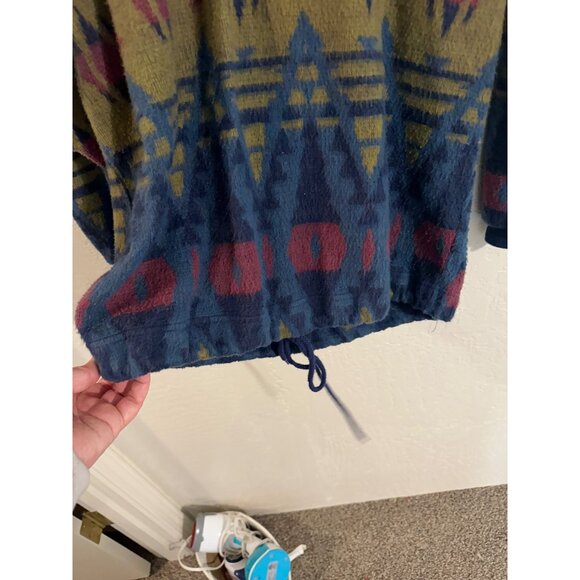 Pazzo 90’s Vintage Southwestern Western Cowboy Style Aztec Pullover Sweater - Picture 4 of 9